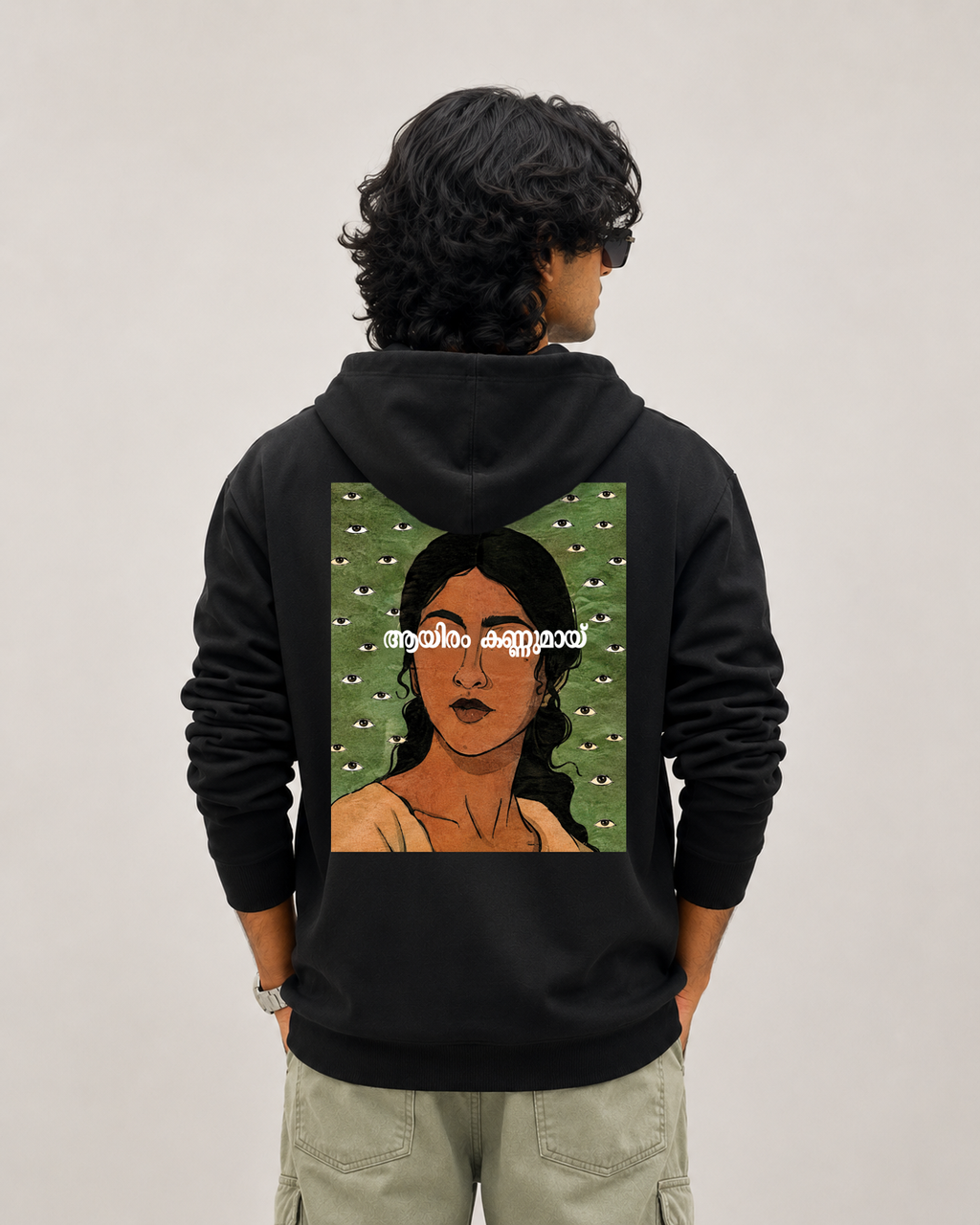 1000 eyes Black hoodies