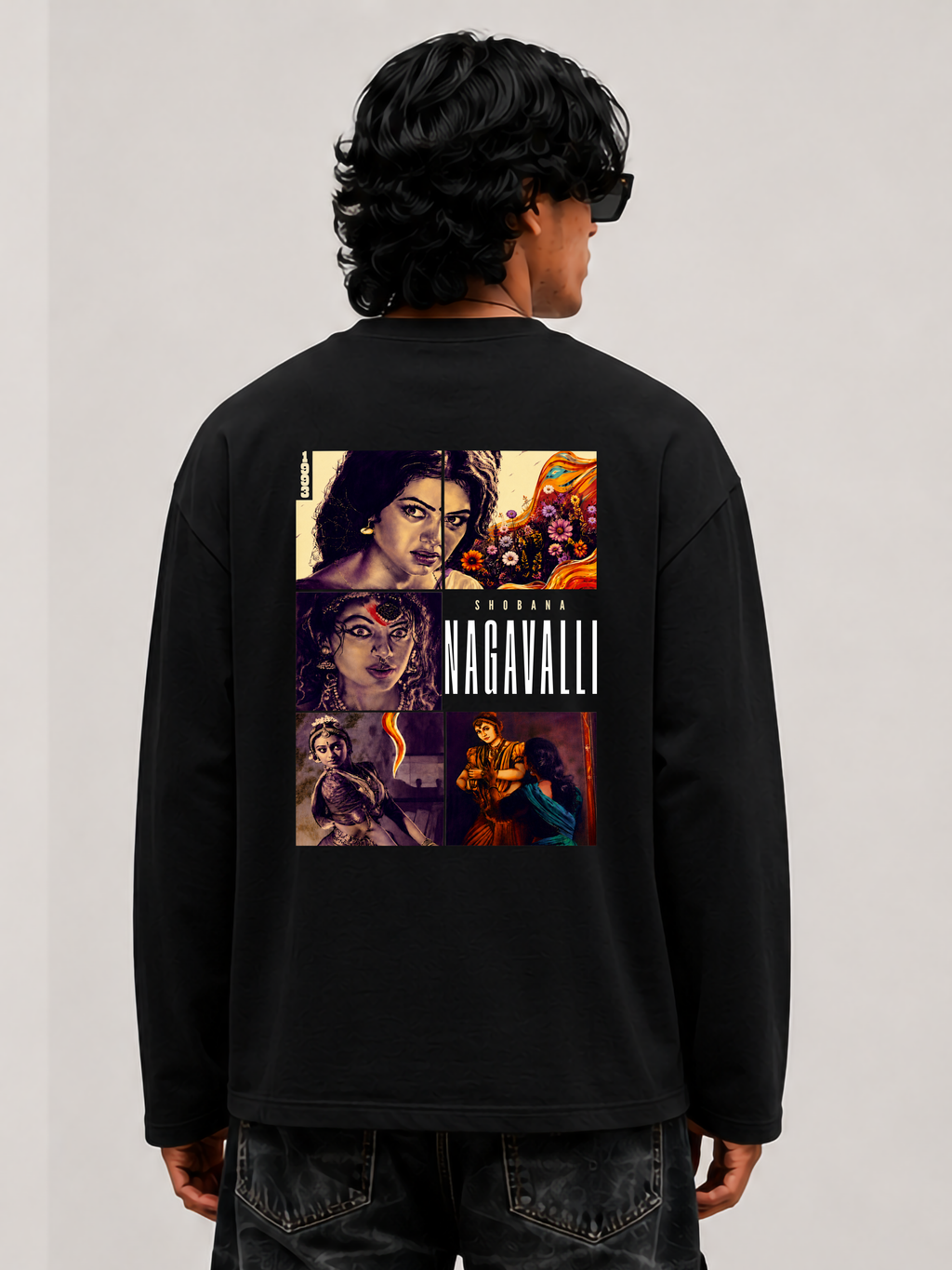 Nagavalli Black fullsleeve T-shirt